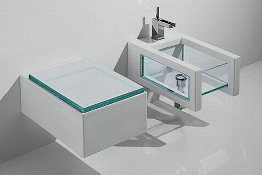 Glass Bathroom Inspiration by GSG Ceramic Design, Transparently ...