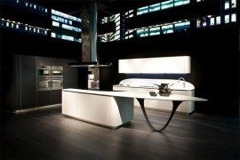 Rounded Kitchen Design by Snaidero, Biting Into the Future