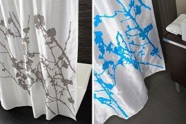 Hig-end Shower Curtains & Designer Shower Curtain Rings by Kontextur