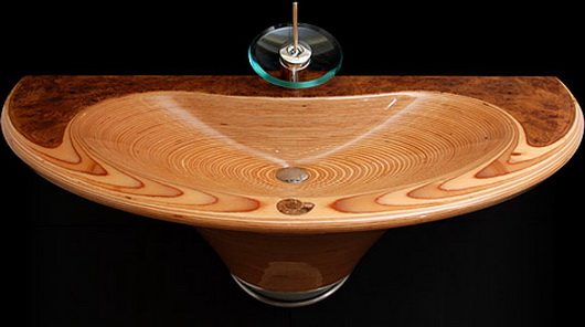 sink 8 Elegant wooden sinks by Markus Horner