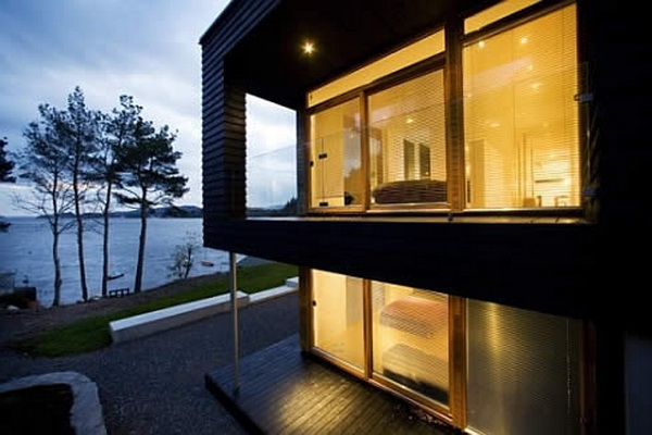 Scandinavian modern dream house by the sea