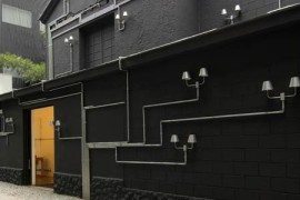 Pipe Light: Lighting installation for outdoors and indoors from Triptyque