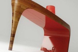 Louboutin-inspired table with surprising elegance (the Stiletto Table)