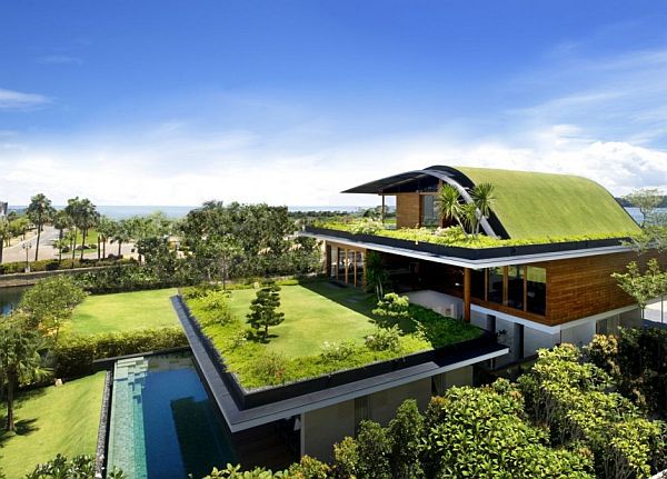 Garden-based modern residence with a wonderful panorama (The Meera ...