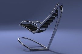 Y Chair by Urbano Rodriguez: First Reclining Chair Wthout Mechanics