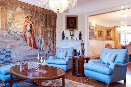 Art Nouveau apartment with gorgeous details and a modern floor plan