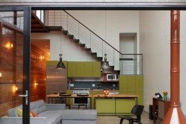 Amazing industrial bachelor home in Brooklyn