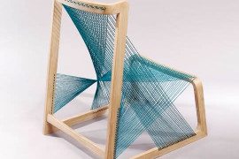 Unique chair made of silk strings: the Silkchair by Alvi Design