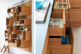 Bamboo kitchen furniture from We Do Wood