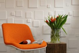 3D Wallpaper Made Out of Sugarcane Bagasse
