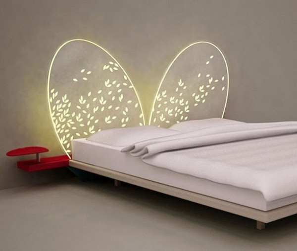 Innovative and dreamy bed headboard design