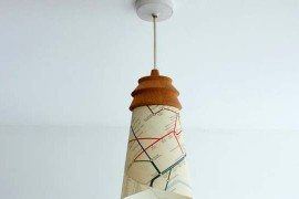 Personalized eco-friendly cork lamp for your home