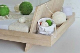 Awesome Somnia Bed design featuring a green display