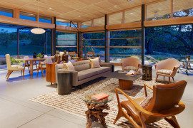Caterpillar House is a Ranch Style Home