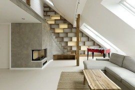 Loft in The Attic, in Prague