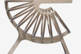 Elegant Plywood Chair from Branca