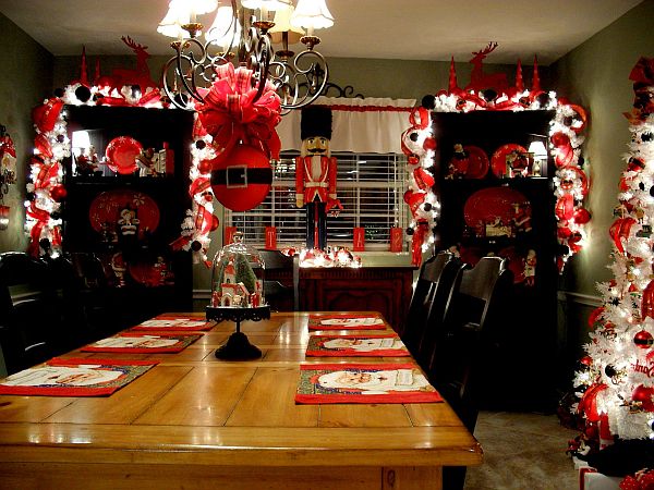 Christmas Kitchen Decoration Ideas Curtains, Tablecloth, Windows