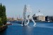 Stunning NHow Hotel in Berlin overlooking the Molecule Man