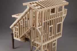 Sit/Stay by Ted Lott Explores Sculptural House Framing