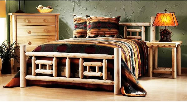 log furniture bedroom design Log Furniture Is Cool, Has Warmth & Style