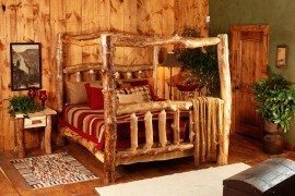 Log Furniture Is Cool, Has Warmth & Style