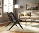 Oskar Lounge Chair - sculpted wood 2