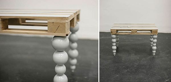 Pallet furniture: recycling pallets into unique furniture pieces Désign Palette de table cuisine