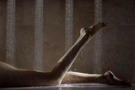 Horizontal Shower Reveals New Dimension; But Who Needs It?