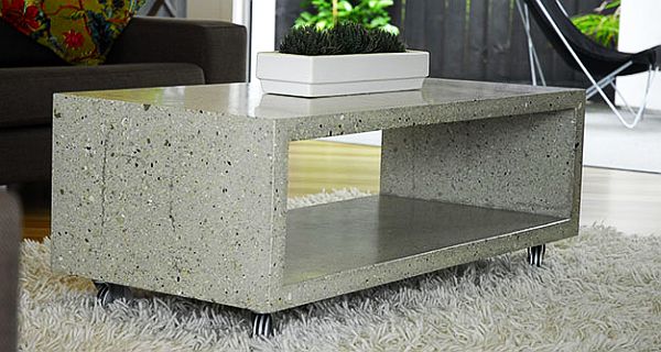 Concrete Coffee Tables: Holding Up to Wear and Tear