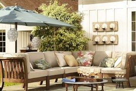 Chatham Sectional Cushion Set Carved Out of Mahogany