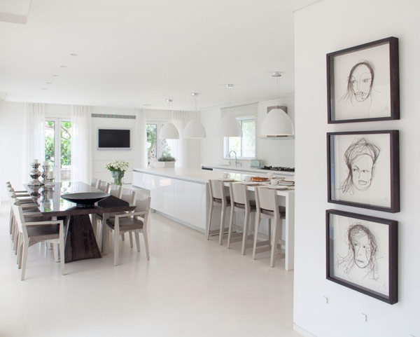 Modernes wohnzimmer schwarz weiss laminat schonefesselnd on modern ...