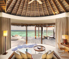 W Retreat and Spa in Maldives bedroo with amazing ocean views