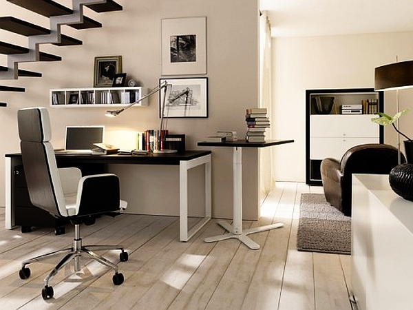 office cozy decorating desk workplace furniture decor modern space computer paint decoist interior clean workspace