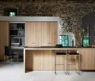living kitchen design oak furniture