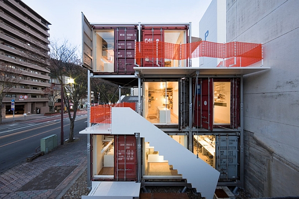 Repurposed Shipping Container Turns Into Vibrant Pizza House on Wheels