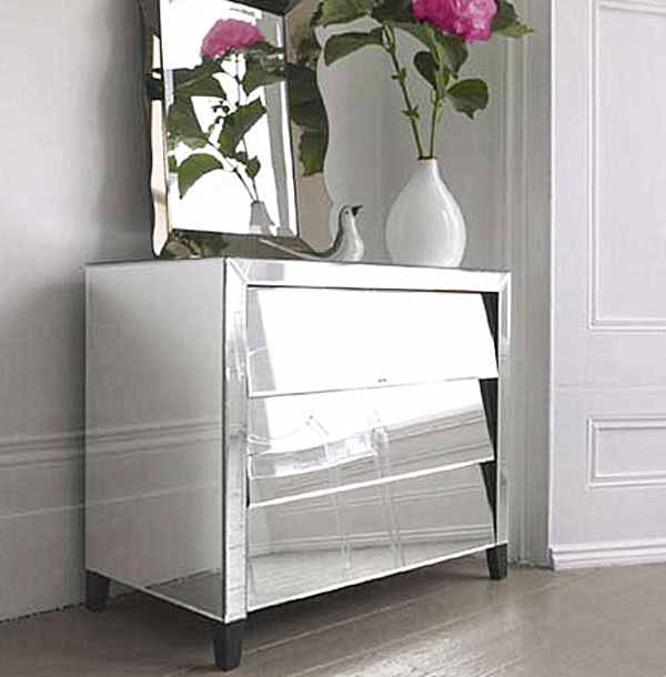 Mirrored Chest Dresser