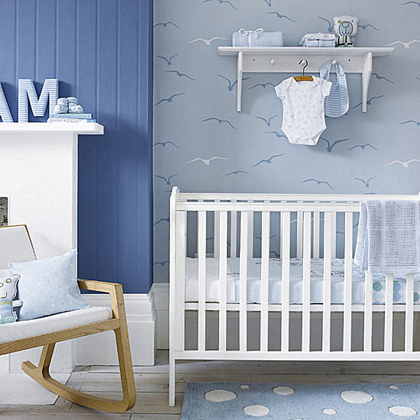 Baby Boy Blue Nursery Room Ideas