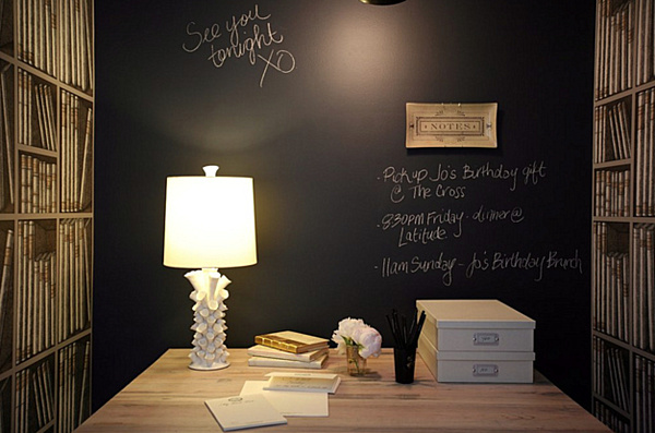 Chalkboard Wall Home Office