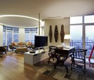 Istanbul luxury apartment - large living room modern furniture