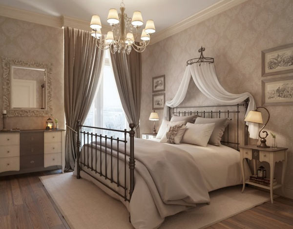 Russian Apartment Design - classy bedroom