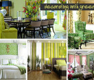 decorating with green