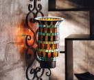 decorative wall sconce ceramics