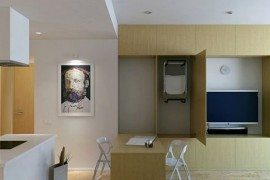 Concealed & Fold-Away Furniture for this Awesome Apartment Interior Décor by Oleg Trofimov