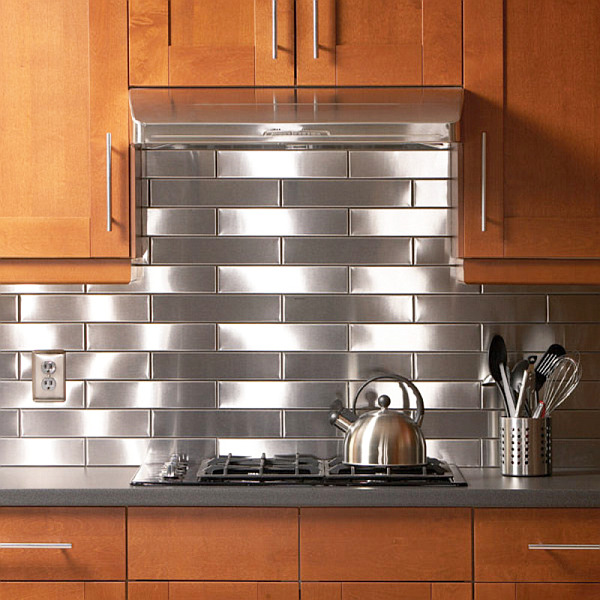 Stainless Steel Kitchen Backsplash | 600 x 600 · 113 kB · jpeg