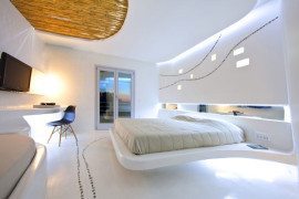 Decorating With White: Cocoon Suite at Hotel Andronikos Brings The Irregular Aesthetics Indoors