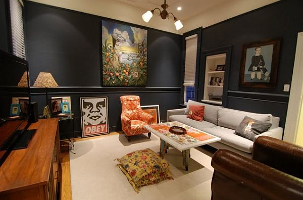 21 Black Wall Living Room Ideas | Ultimate Home Ideas