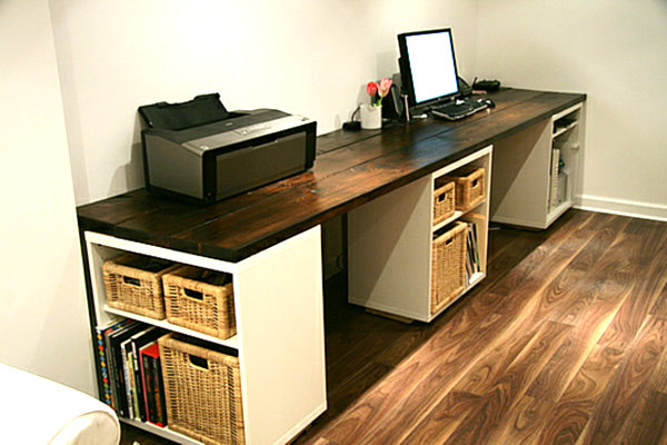 diy wood desk