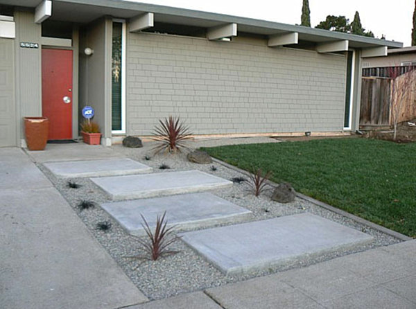 landscaping disaster post mid-century modern remodel | mid-century ...