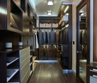 Ultra modern closet design with mirror door