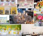dining table party setups